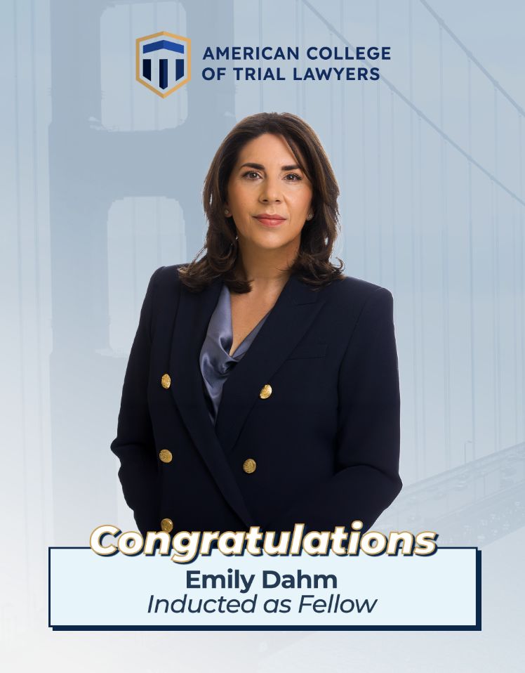 Emily Dahm Inducted to the American College of Trial Lawyers