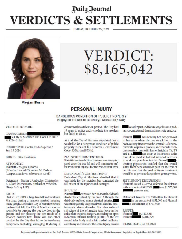 Seriously Injured at the Farmer’s Market — case summary preview